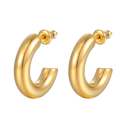 Golden Hoop | Waterproof Jewelry