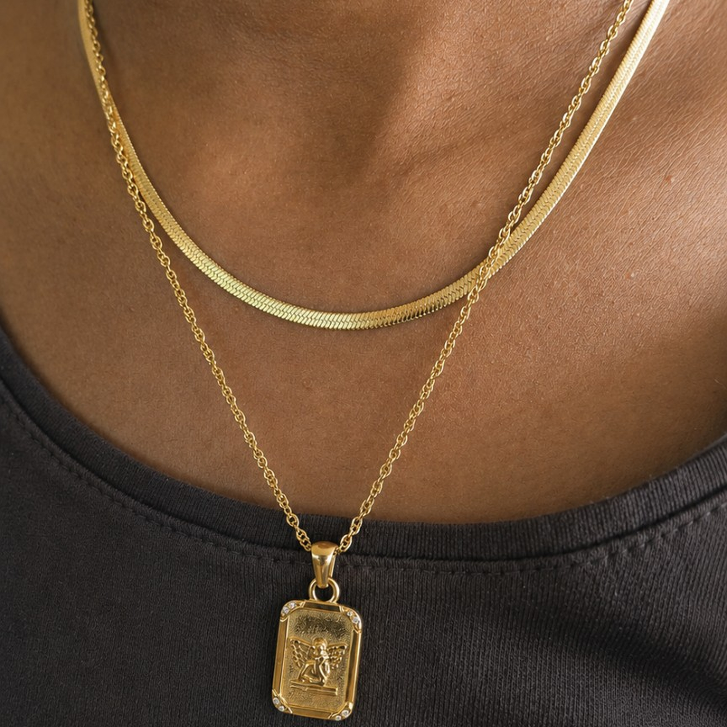 Angel Pendant Necklace