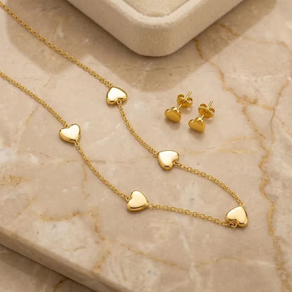 Mini Heart Stud | Waterproof Jewelry